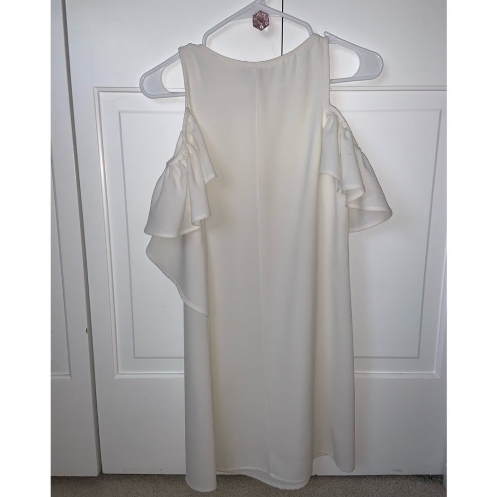 White Ruffle Dress - Picture 2 of 2